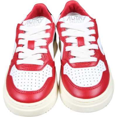 Shop Autry Multicolor Sneakers For Kids With Logo