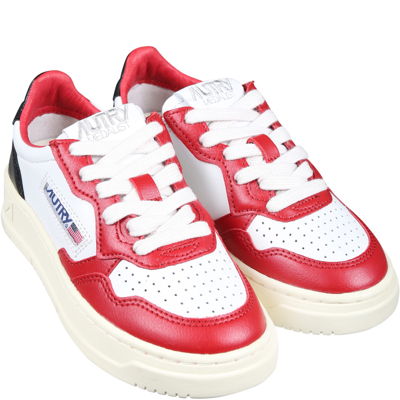Shop Autry Multicolor Sneakers For Kids With Logo