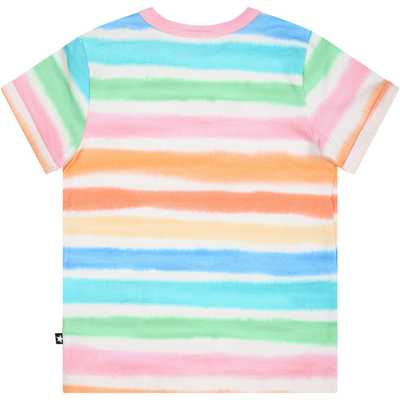 Shop Molo Multicolor T-shirt For Baby Kids