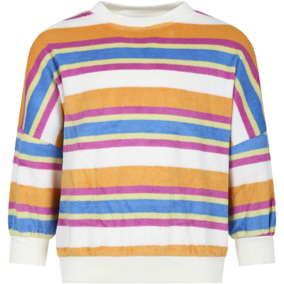 Shop Molo Multicolor Sweatshirt For Girl