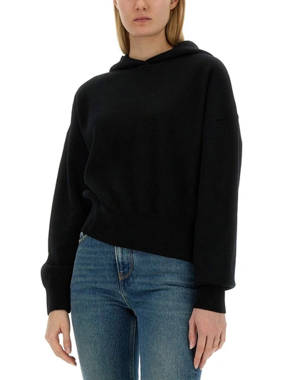 Shop Canada Goose Knit Sweatshirt In Black