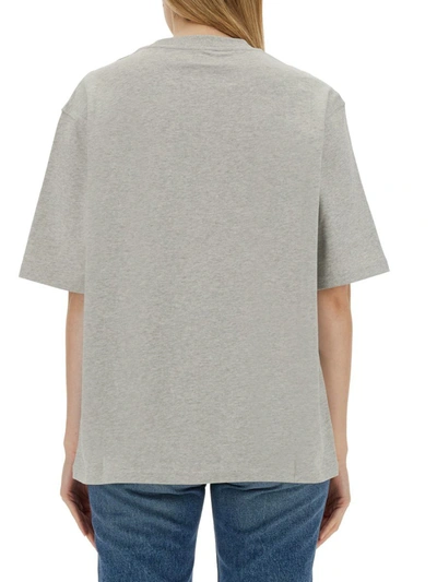 Shop Ami Alexandre Mattiussi Ami Paris "ami De Coeur" T-shirt Unisex In Grey