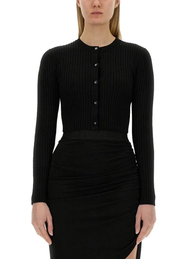 Shop Dolce & Gabbana Slim Fit Cardigan In Black