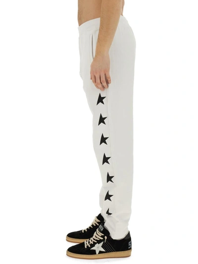 Shop Golden Goose Jogging Pants "stars" In White