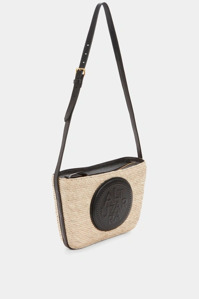 Shop Altuzarra 'medallion' Watermill Camera Bag In Natural/black