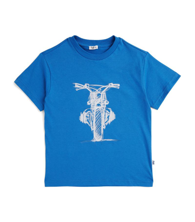 Shop Il Gufo Motorcycle Print T-shirt (3-12 Years) In Multi