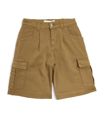 Shop Etro Cargo Shorts (4-16 Years) In Green