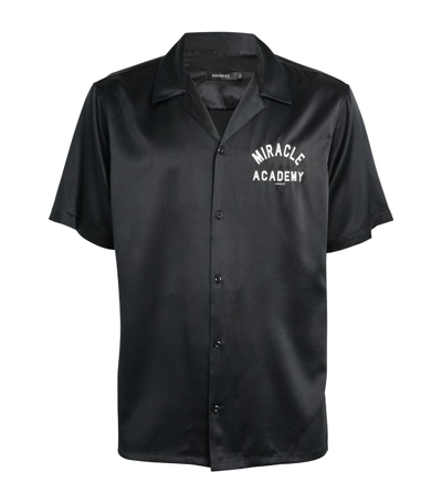 Shop Nahmias Silk-blend Miracle Academy Shirt In Black