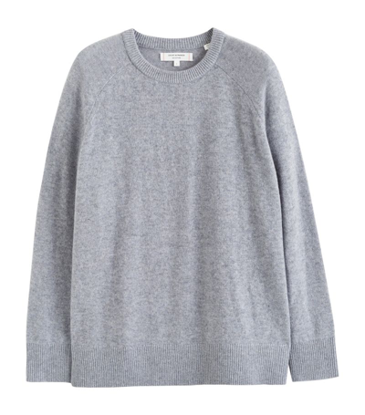 Shop Chinti & Parker Cashmere Slouchy Sweater In Grey