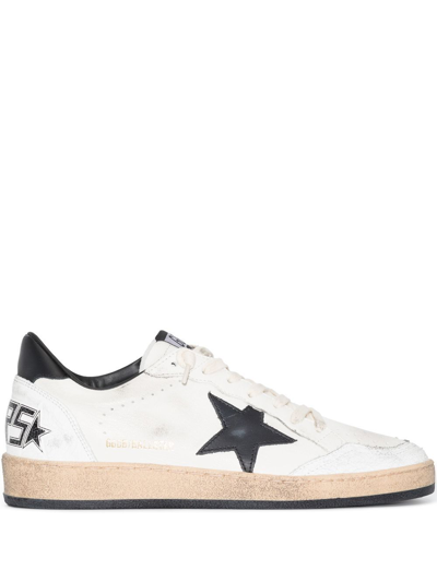 Shop Golden Goose Ball Star Sneakers In White