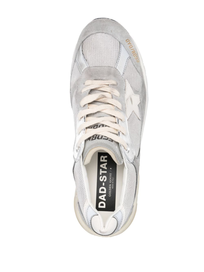 Shop Golden Goose Dad-star Sneakers In Grey