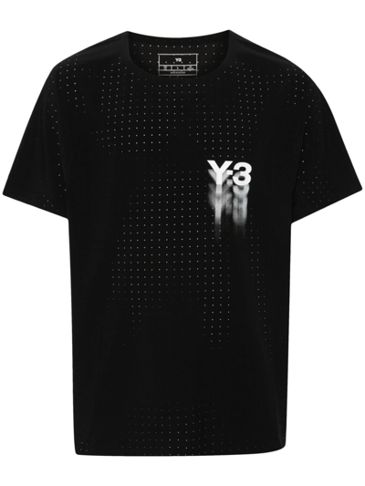Shop Y-3 Logo T-shirt In Black