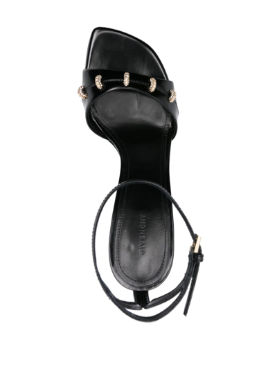 Givenchy Women Stitch Leather Sandals In Black