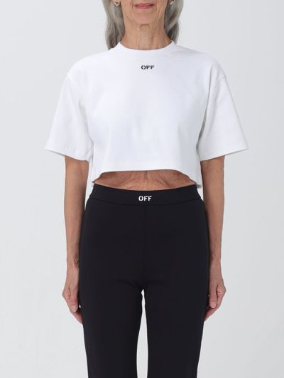 Shop Off-white T-shirt  Woman Color White