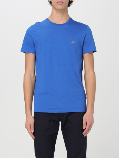 Shop Lacoste T-shirt  Men Color Royal Blue