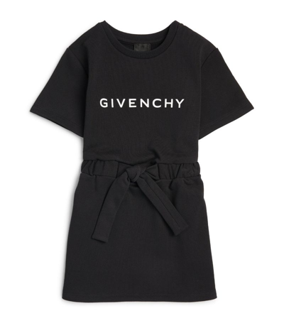 Shop Givenchy Logo Drawstring T-shirt Dress (4-12 Years) In Black