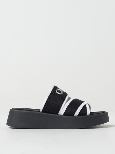 Shop Chloé Flat Sandals  Woman Color Black