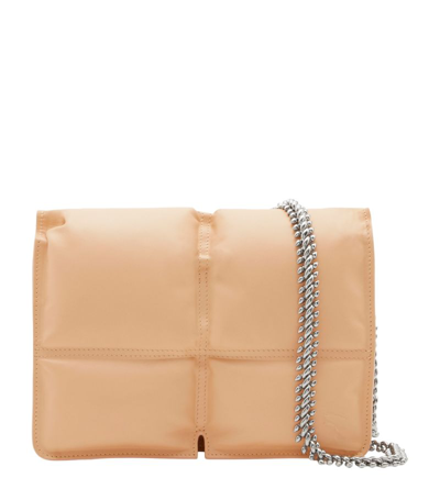 Shop Burberry Quilted Snip Cross-body Bag In Neutrals