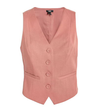 Shop Paige Iris Waistcoat In Pink