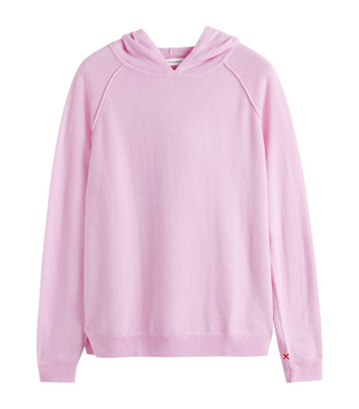 Shop Chinti & Parker Knitted Hoodie In Pink