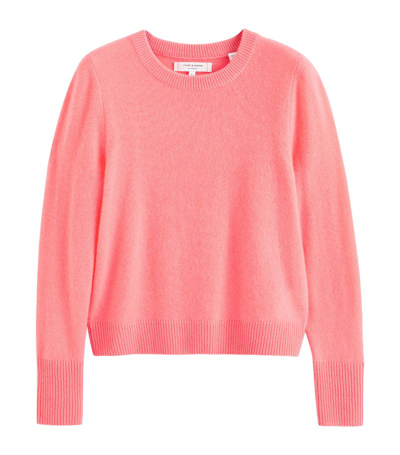 Shop Chinti & Parker Cashmere Cropped Sweater In Orange
