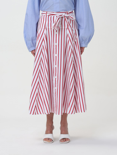 Shop Polo Ralph Lauren Skirt  Woman Color White