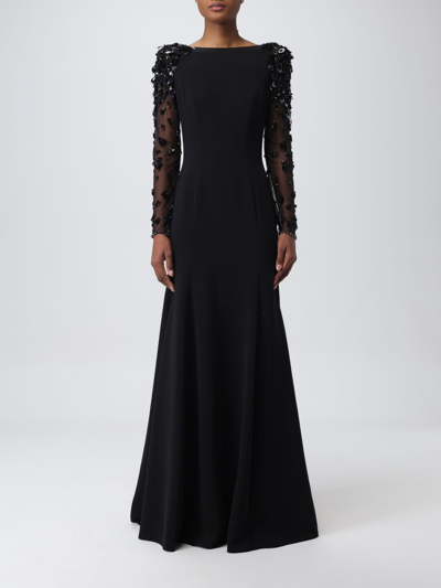 Shop Jenny Packham Dress  Woman Color Black