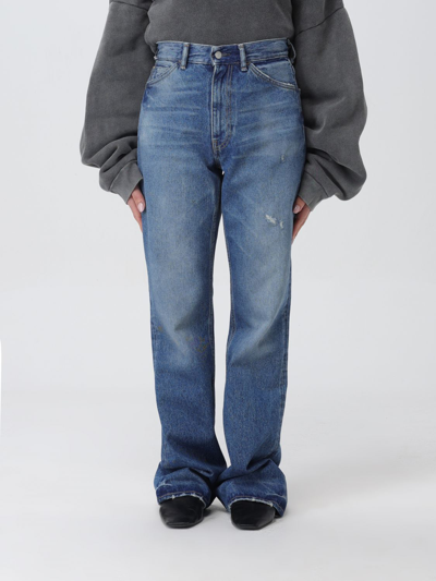 Shop Acne Studios Jeans  Woman Color Blue