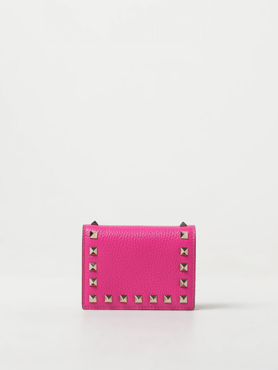 Shop Valentino Wallet  Garavani Woman Color Pink