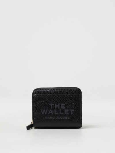 Shop Marc Jacobs Wallet In Grained Leather In Black