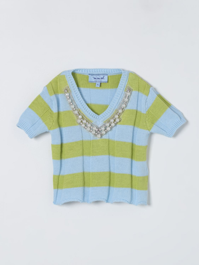 Shop Mi Mi Sol Sweater  Kids Color Blue 1
