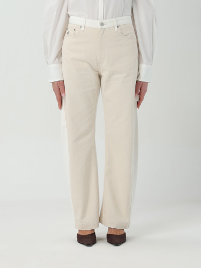 Shop Stella Mccartney Jeans  Woman Color White
