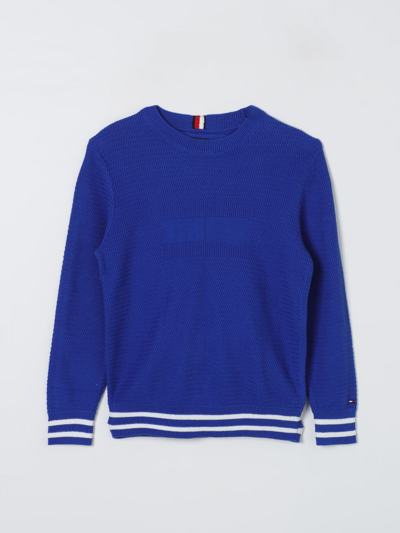 Shop Tommy Hilfiger Sweater  Kids Color Blue