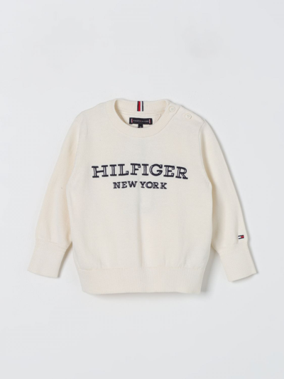 Shop Tommy Hilfiger Sweater  Kids Color Yellow Cream