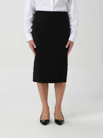 Shop Versace Skirt  Woman Color Black