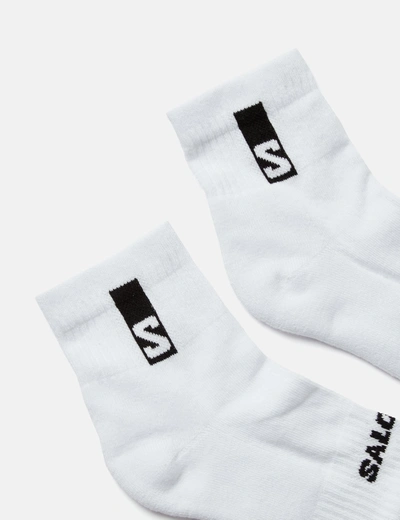 Shop Salomon Everyday Ankle Socks (3-pack) In White
