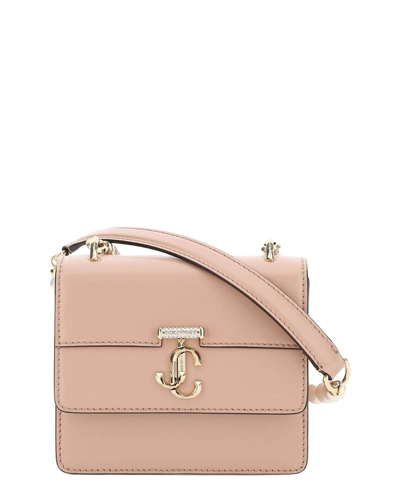 Shop Jimmy Choo Avenue Quad Xs Shoulder Bag In Pink