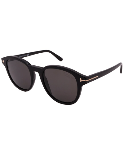 Shop Tom Ford Men's Ft0752 52mm Polarized Sunglasses In Black