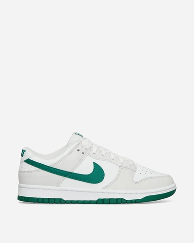 Shop Nike Dunk Low Sneakers Summit White / Malachite In Multicolor