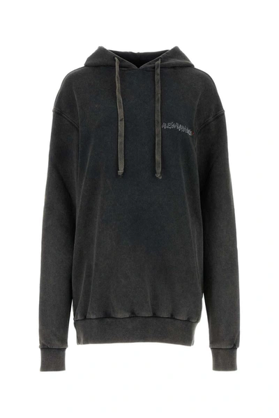 Shop Alessandra Rich Sweatshirts In Grey