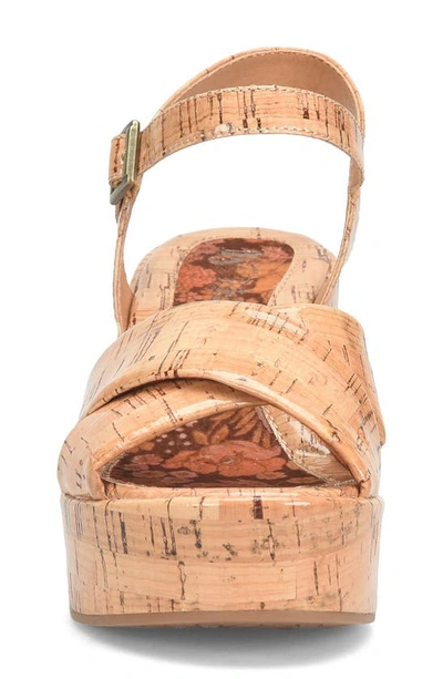 Shop Korks Calda Platform Sandal In Natural