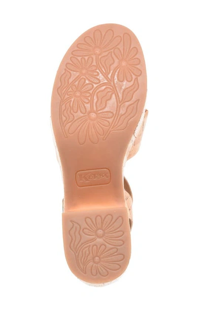 Shop Korks Calda Platform Sandal In Natural