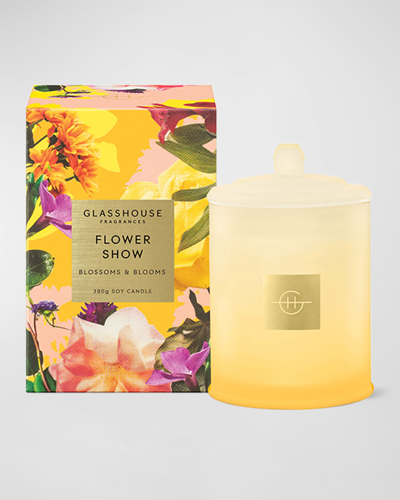 Shop Glasshouse Fragrances Flower Show Candle, 380 G