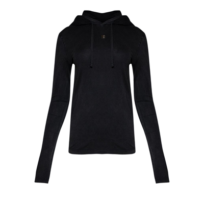 Pre-owned Givenchy Fitted Hoodie 'faded Black'