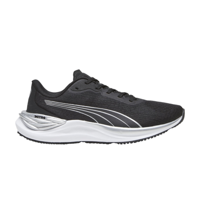 Pre-owned Puma Wmns Electrify Nitro 3 'black Silver'