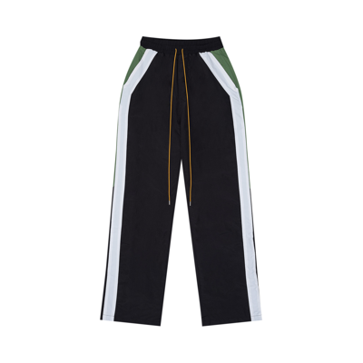 Pre-owned Rhude Color-block Track Pant 'black/white'