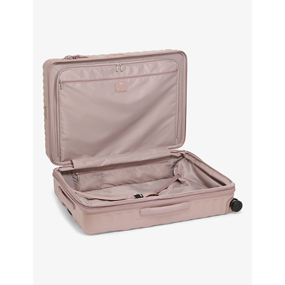 Tumi Mauve Texture Extended Trip Expandable Four-wheeled Suitcase In Mauve Texture