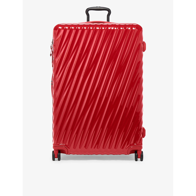 Shop Tumi Red Extended Trip Expandable Four-wheeled Suitcase