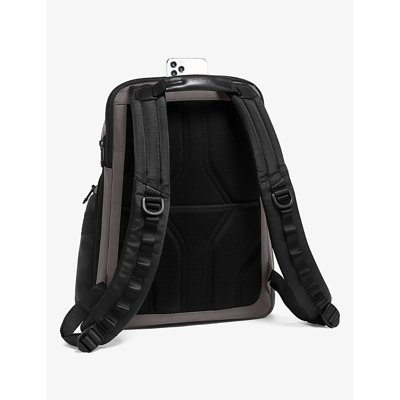 Tumi Womens Charcoal Navigation Shell Backpack In Charcoal
