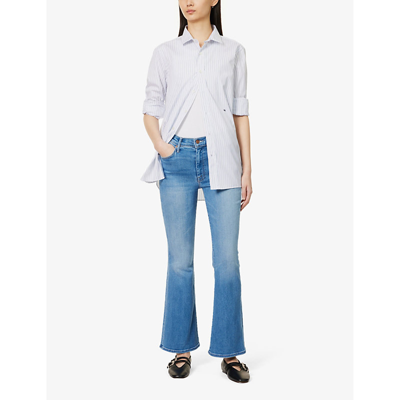 Mother The Weekender Fray A Groovy Kind Of Love Flare Jean In Layover